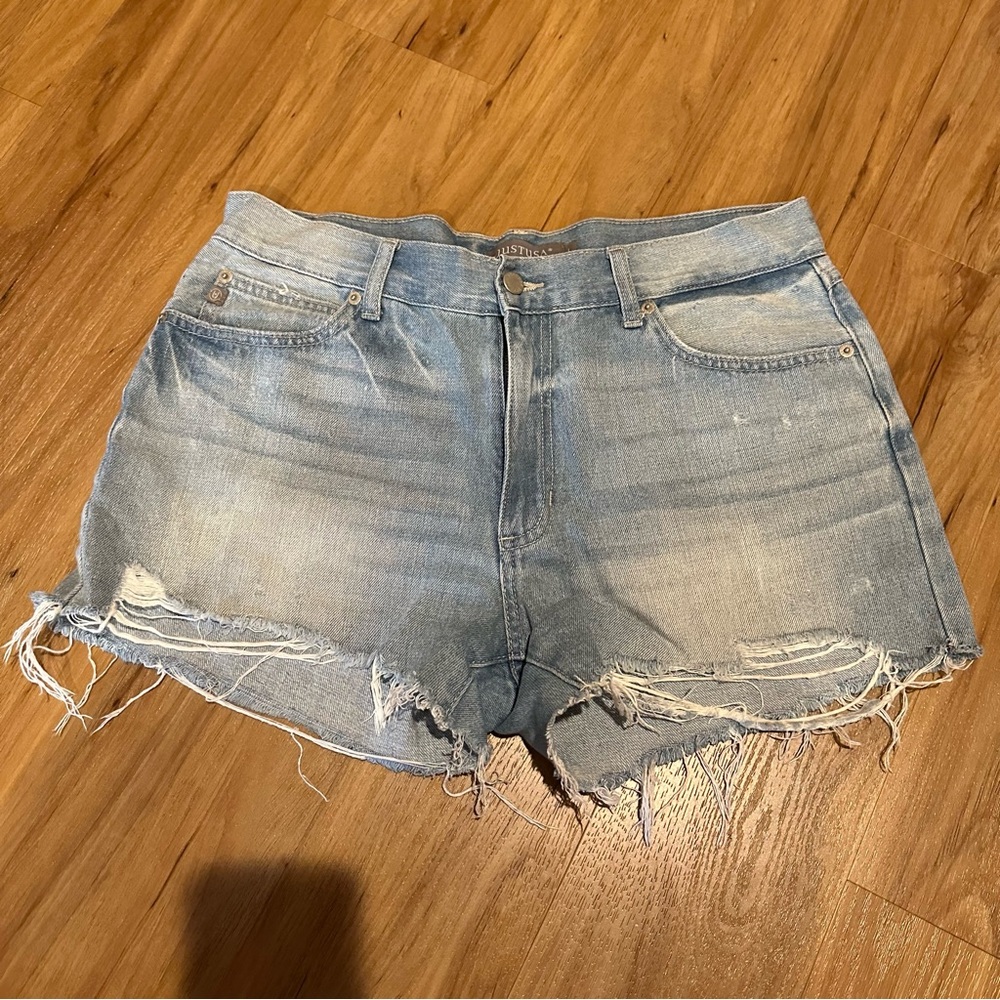 Just USA Light Wash Denim Shorts